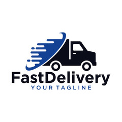 Wall Mural - fast delivery logo