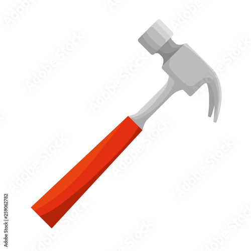 hammer tool isolated icon Tableau sur Toile