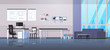 © mast3r - doctor office workplace room interior modern hospital clinic cabinet interior empty no people horizontal banner flat