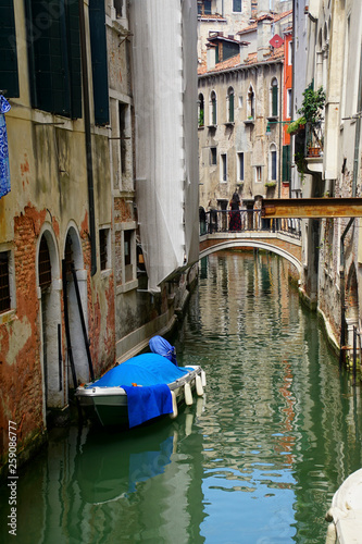 Small boat and  canal © cascoly2