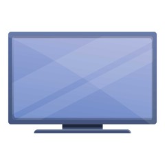 Poster - Modern tv set icon. Cartoon of modern tv set vector icon for web design isolated on white background