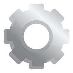 Poster - Gear cog icon. Cartoon of gear cog vector icon for web design isolated on white background