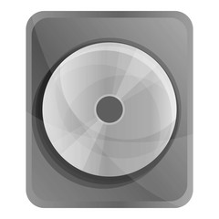 Poster - Hard disk icon. Cartoon of hard disk vector icon for web design isolated on white background