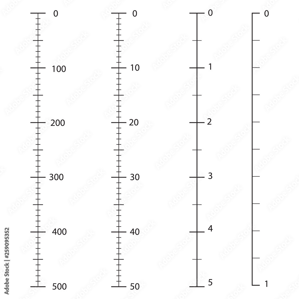 เวกเตอร์ Stock Rulers vector. Measuring tool. Centimeters and inches ...