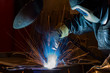 © zilber42 - Industrial steel welder in factory welder, craftsman