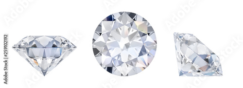 Dekoracja na wymiar  diament-w-trzech-wymiarach