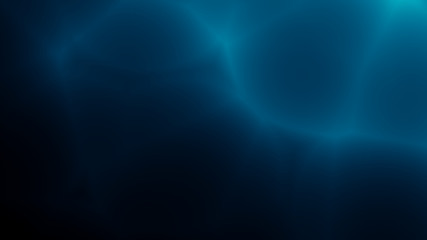 Poster - aqua theme abstract pattern blue large stains on a dark blue background