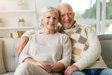 Happy Senior Couple At Home