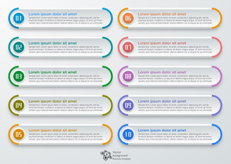 Wall Mural - web button and headline design, vector graphics