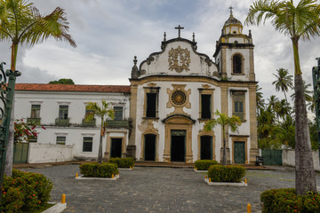 The Sant Bento church at Olinda in Brazil