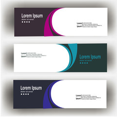 Wall Mural - abstract geometric design banner web template. banner web design vector template
