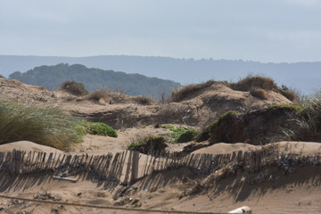 dunes on the north coast of menorca