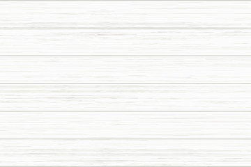 White wood plank texture for background. Vector.