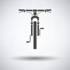 Canvas Print - Bike icon front view