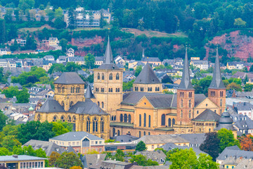 Poster - Cathedral in Trier viewed from Petrisberg, Germany