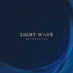 Poster - Light wave border background