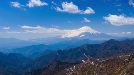 Poster - 丹沢山山頂からの富士山タイムラプス映像