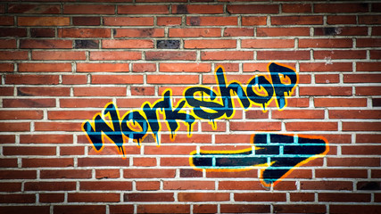 Wall Mural - Schild 394 - Workshop