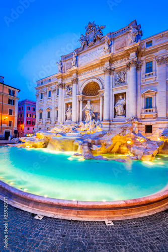 Cuadros en Lienzo Rome, Italy - Fontana di Trevi