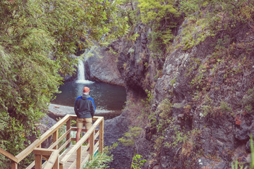 Wall Mural - Waterfall in Chile