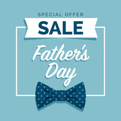 Wall Mural - Father's day promotional sale advertisement