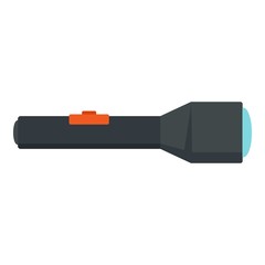 Poster - flashlight icon. flat illustration of flashlight vector icon for web design