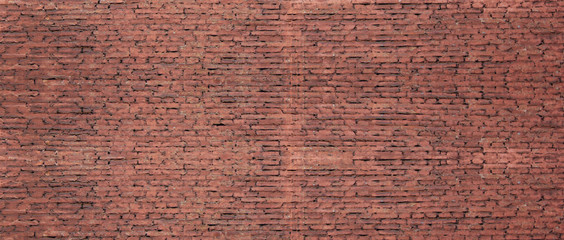  Old brick wall rustic texture background of grunge masonry house facade. Aged stone pattern on weathered pale brickwall surface with blank copy space