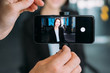 © golubovy - Modern technologies. Devices and digital equipment for blogging. Professional vlog with young business lady.