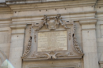 Wall Mural - architectural decoration in Lucca