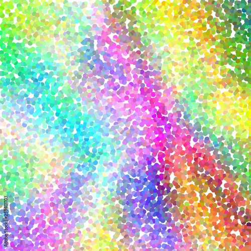 Abstract Multicolored Rainbow Paint Pointillism Style Background