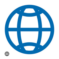 Fototapete - www address http icon isolated vector eps10. Modern simple flat globe sign. Business internet concept.  Social vector network www