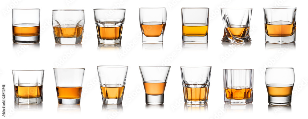 Glass of whisky - obrazy, fototapety, plakaty 