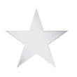 © jenja - Silver star rating icon vector eps10. Rating  Star metal silver gradient sign