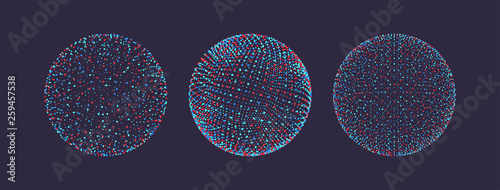Fotomural The sphere consisting of points