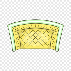 Poster - Football goal icon in cartoon style isolated on background for any web design 