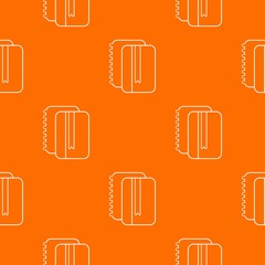 Poster - Copy book pattern vector orange for any web design best