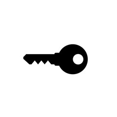Fototapete - Key icon. Key vector icon. Key symbol
