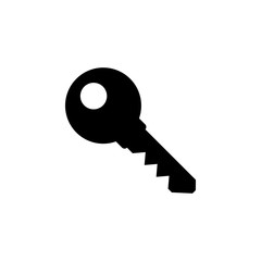 Fototapete - Key icon. Key vector icon. Key symbol for web site design