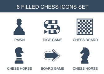 Poster - chess icons