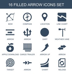 Poster - 16 arrow icons