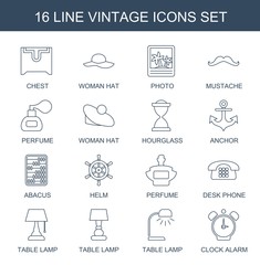 Wall Mural - vintage icons