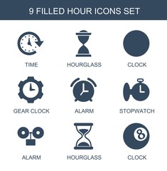 Poster - 9 hour icons