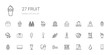 © NinjaStudio - fruit icons set