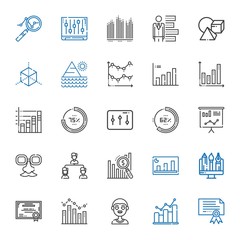 Sticker - infographic icons set