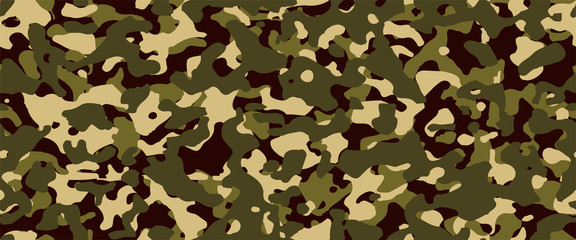 Camouflage background. Seamless pattern.Vector. 迷彩パターン