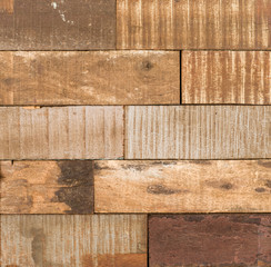 Poster - Rustic weathered wood texture