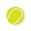 © chrupka - tennis ball icon- vector illustration