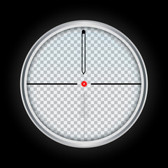 Poster - Weapon crosshair icon. Realistic illustration of weapon crosshair vector icon for web design isolated on white background