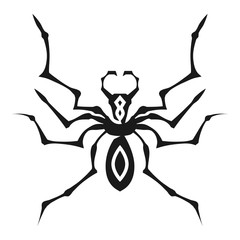 Poster - Abstract spider icon. Simple illustration of abstract spider vector icon for web design isolated on white background