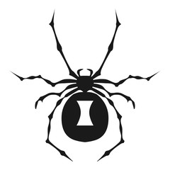 Poster - Fear spider icon. Simple illustration of fear spider vector icon for web design isolated on white background